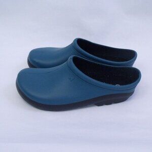 Sloggers Teal Premium Garden Clogs Shoes